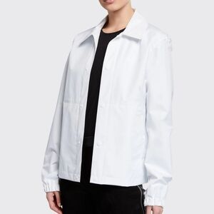 Helmut Lang X Parley Nylon Women's Crisp White Rain Jacket L NWOT